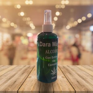 Alcohol orgánico con extracto de Cannabis