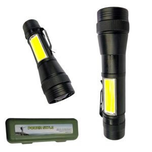 Linterna Lampara Led Cree T6 Con Zoom Aj