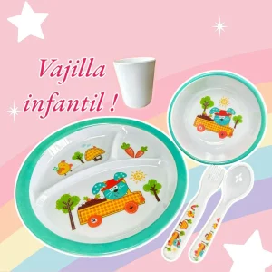 Vajilla Infantil Melamina