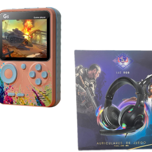 Combo Consola De Juegos Y Diadema Gamer