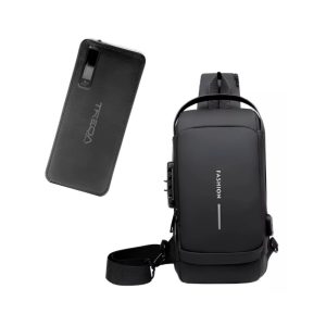 Bolso Antirrobo Mini Power Bank 12800