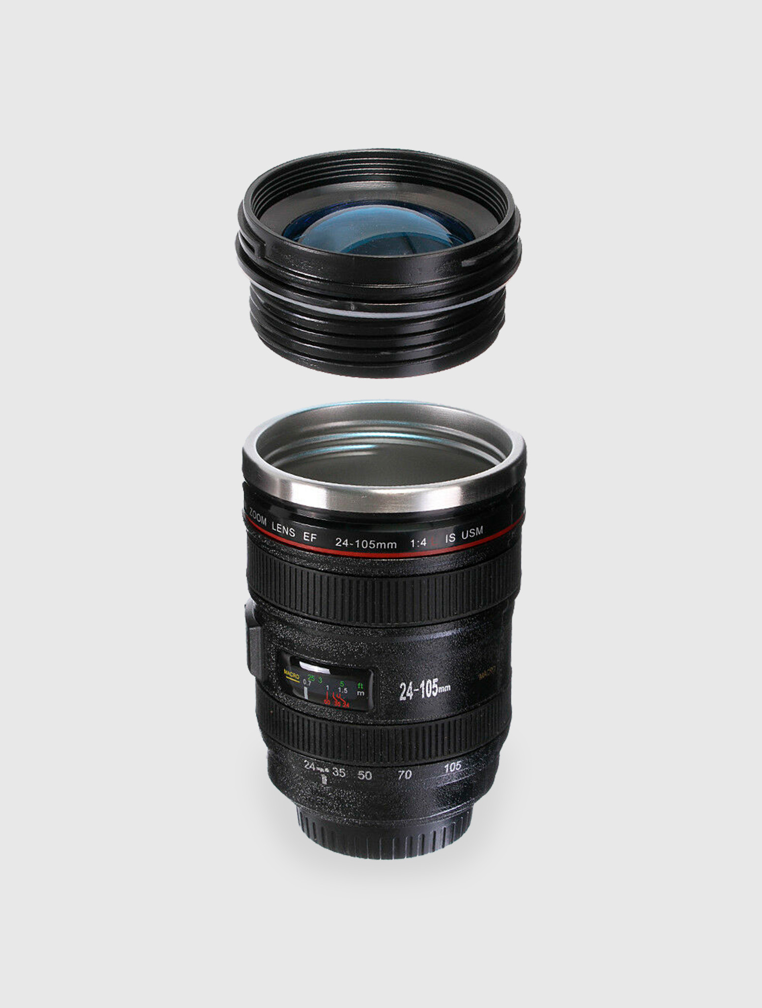Vaso Mug En Forma De Lente De Cámara - Imagen 8