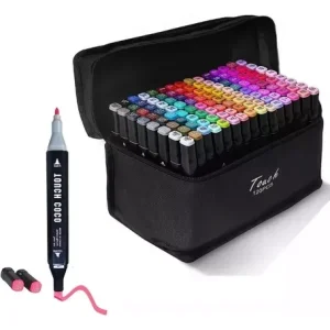 Set De Marcadores X120 Pzs Doble Punta