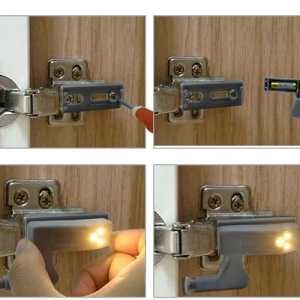 Luz Led Bisagra Lampara Closet