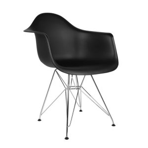 Silla Eames Batea Pata Metalica