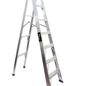 Escalera Tijera Aluminio 7 Pasos 210cm