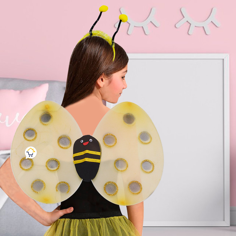 17018706991701870699Disfraz Abeja Alas Diadema Varita Niñas Halloween OD577AB 4