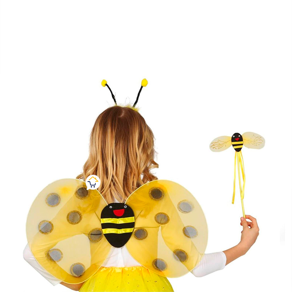 17018706991701870699Disfraz Abeja Alas Diadema Varita Niñas Halloween OD577AB 5