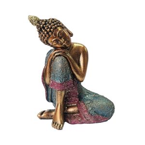 Buda Dorado Sentado Mano Decoración Pros