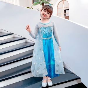 Disfraz De Princesa Elsa Frozen Wz4