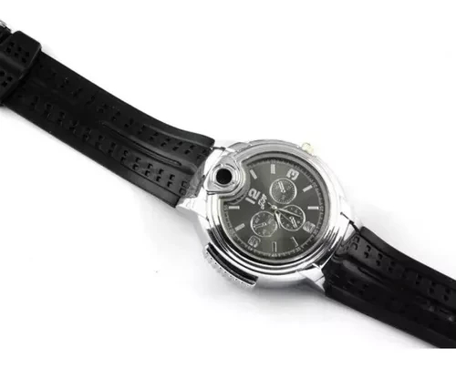 Reloj Con Encendedor Briket De Llama Gas - Imagen 2