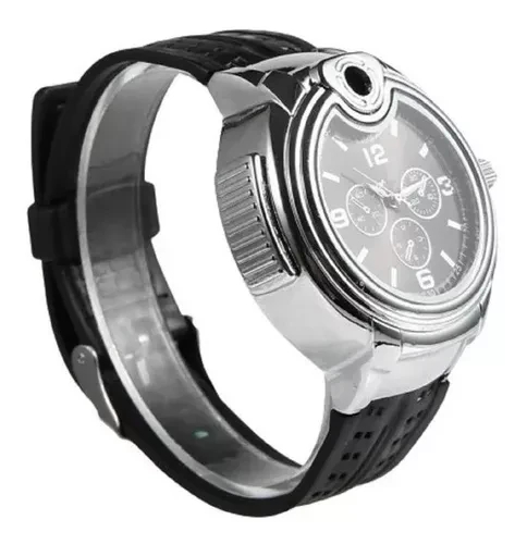 Reloj Con Encendedor Briket De Llama Gas - Imagen 3