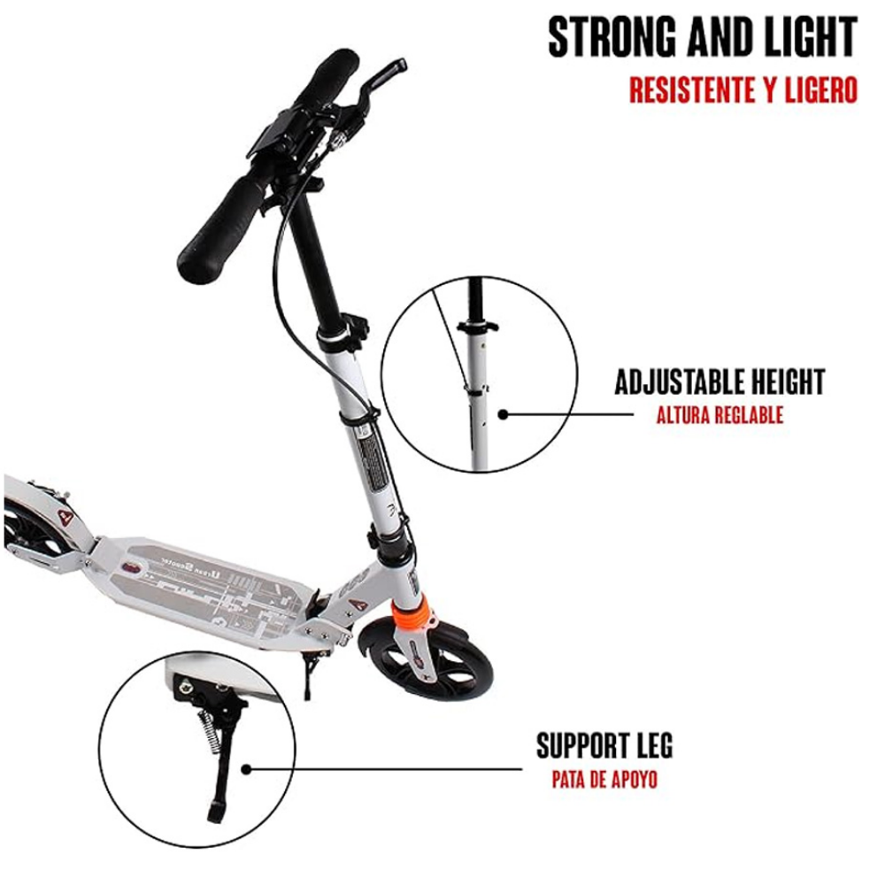 Scooter Patineta Plegable Infantil Gris - Imagen 3