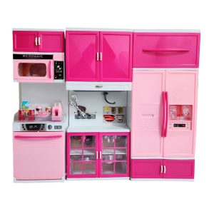 Cocina Muñecas Horno Luz Nevera Sonido