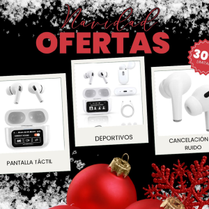 Airdpods Pro Con Pantalla Tactil Navidad