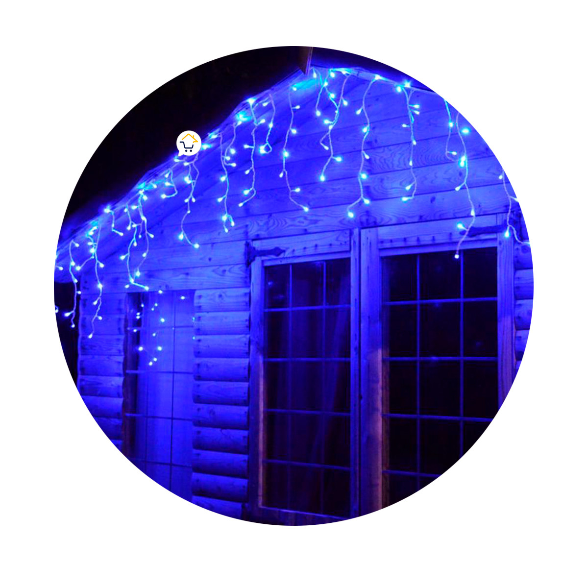 17023916631702391663Cortina LED Intercalada 9 M 300 Luces Navidad Azul 300LEDCA1 6