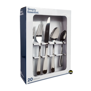 Juego De Cubiertos En Acero X 20 Piezas