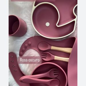 Set Vajilla Bebé En Silicona