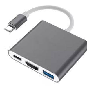 Hub Multipuerto Usb C 3 En 1