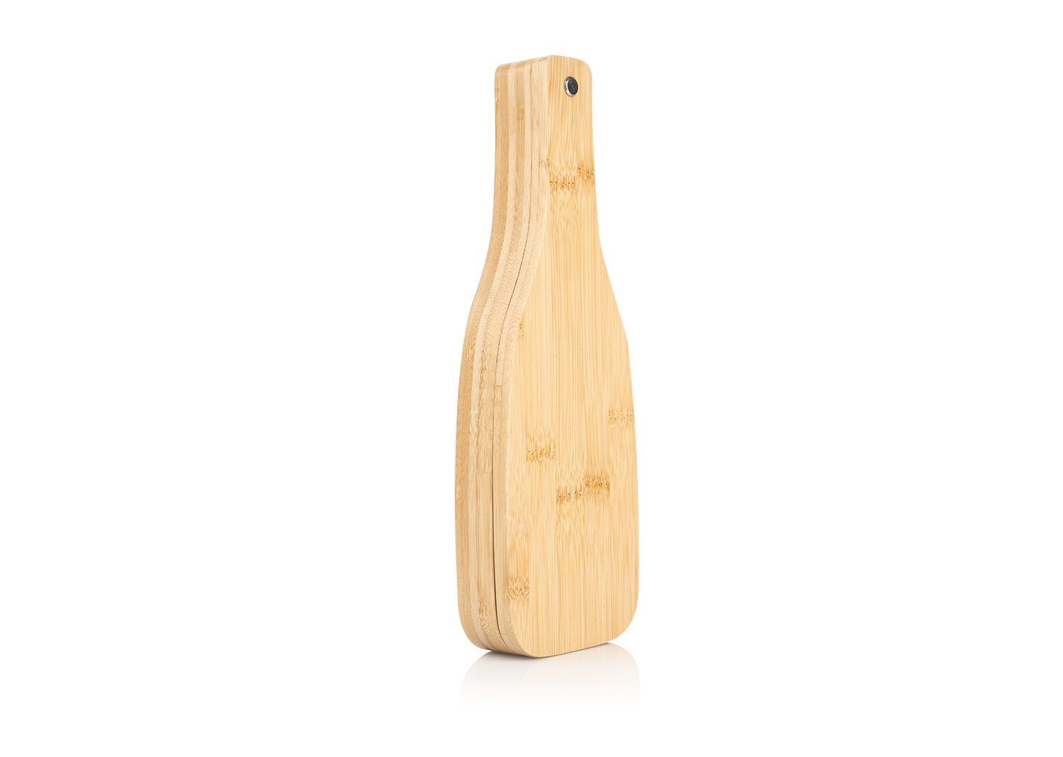 Set Vino En Bambu Con Forma De Botella - Imagen 2