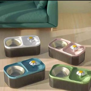 Comedero Dosificador Doble Uso