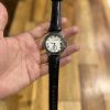Cartier Ballon Bleu con correa de piel negra 1
