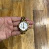 reloj de pulsera cronógrafo dorado