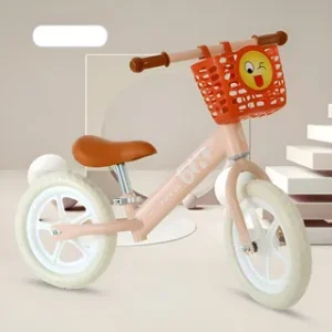 Bicicleta de equilibrio con canasto