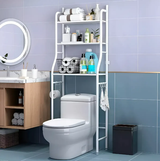 Estante Organizador de Baño 3 Niveles Sobre Sanitario - Imagen 1