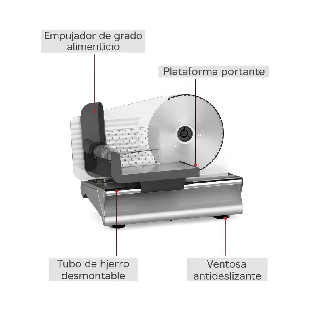 Rebanadora Electrica Carne 500W Cocina - Imagen 2